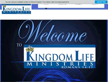 Tablet Screenshot of kingdomlifecogic.com